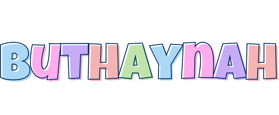Buthaynah pastel logo
