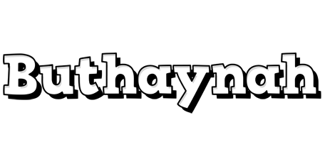 Buthaynah snowing logo