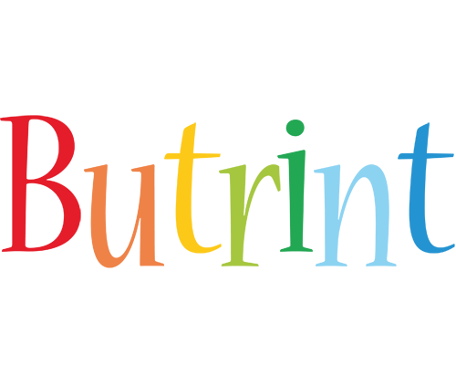Butrint birthday logo