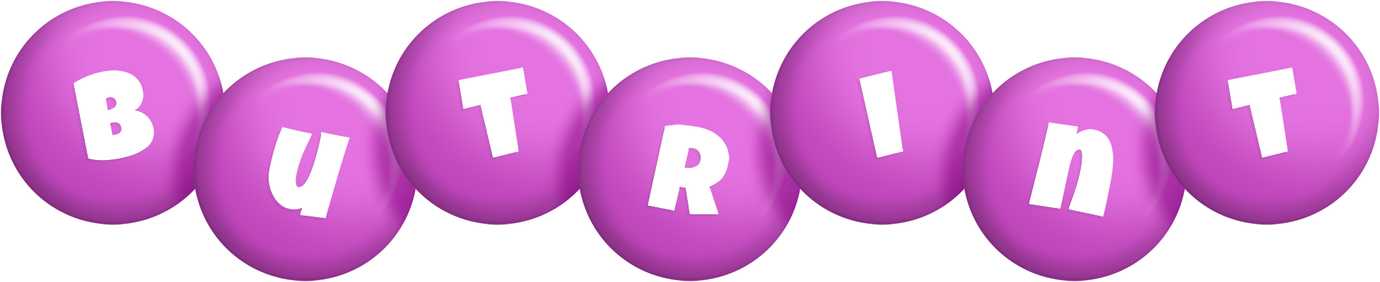 Butrint candy-purple logo
