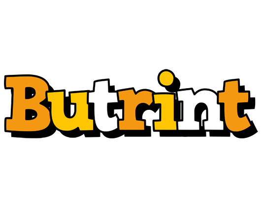 Butrint cartoon logo