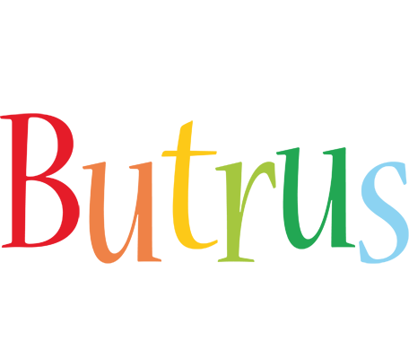 Butrus birthday logo