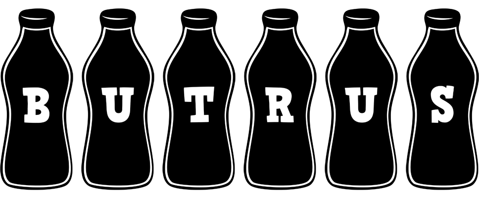 Butrus bottle logo