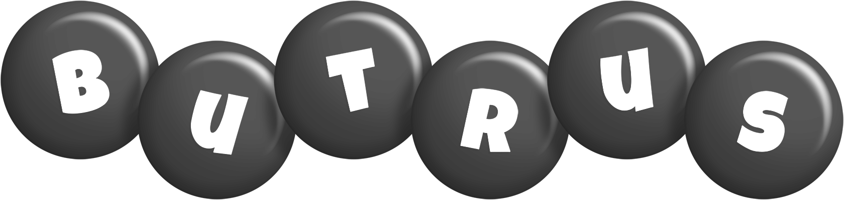 Butrus candy-black logo