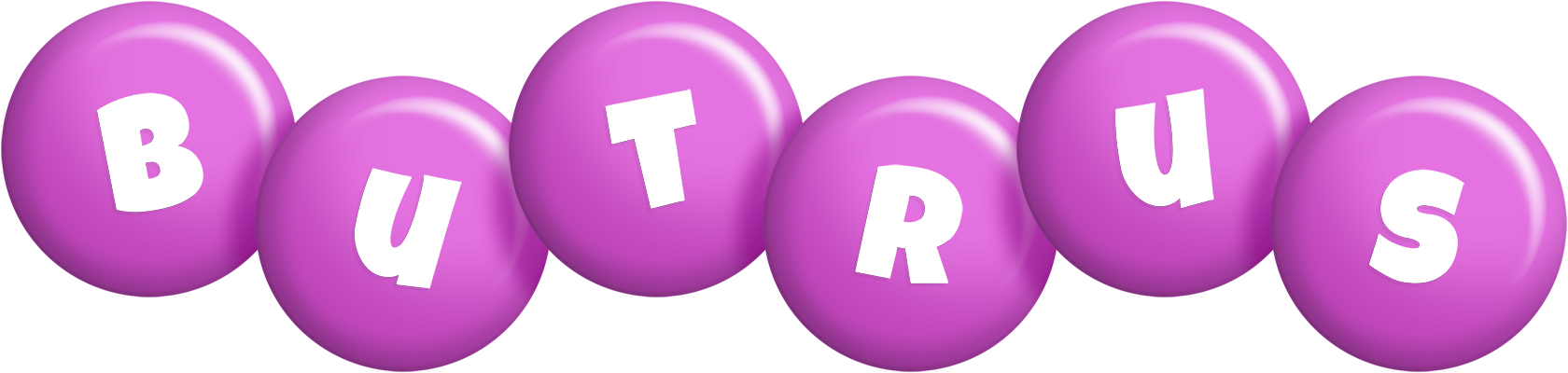Butrus candy-purple logo