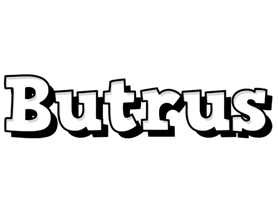 Butrus snowing logo