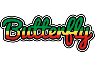 Butterfly african logo