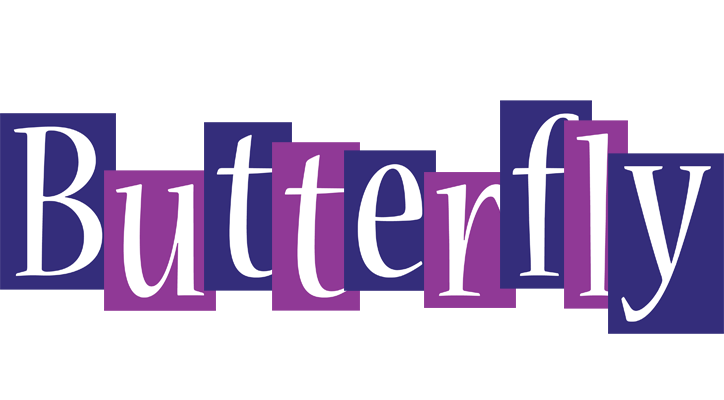 Butterfly autumn logo
