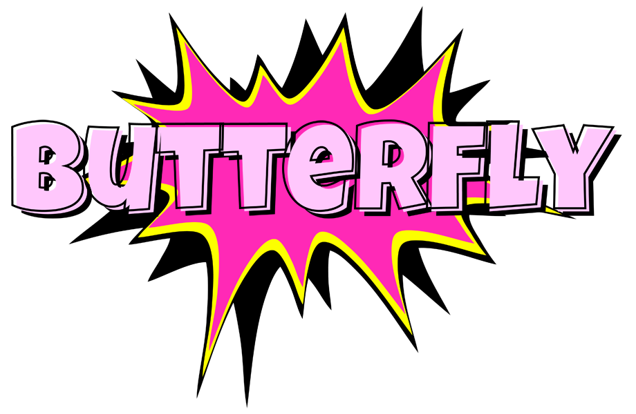 Butterfly badabing logo