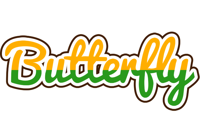 Butterfly banana logo
