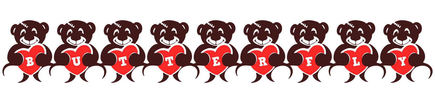 Butterfly bear logo