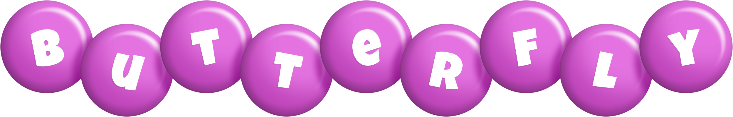 Butterfly candy-purple logo