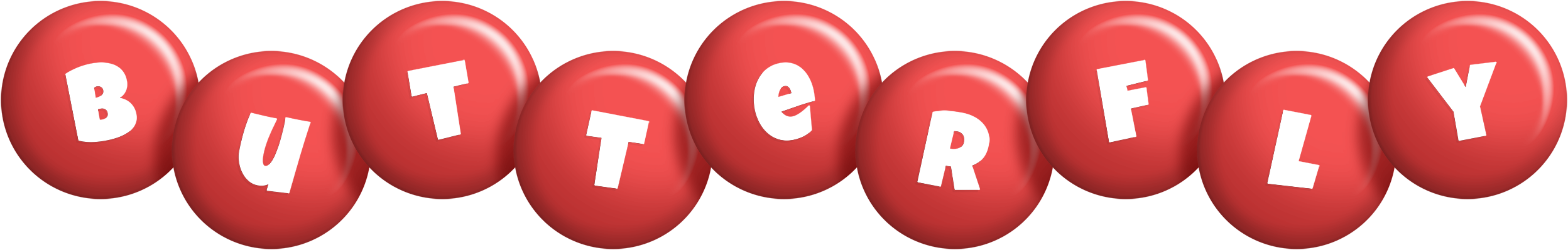 Butterfly candy-red logo