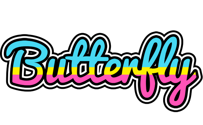 Butterfly circus logo