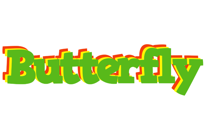 Butterfly crocodile logo