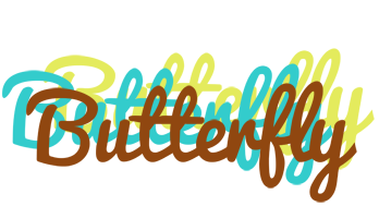 Butterfly cupcake logo