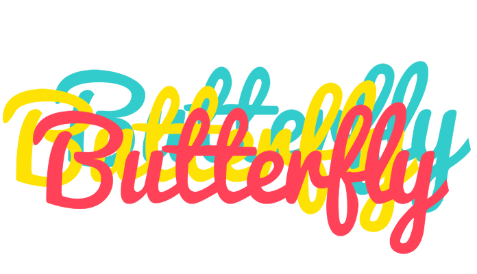 Butterfly disco logo