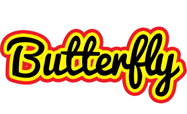 Butterfly flaming logo