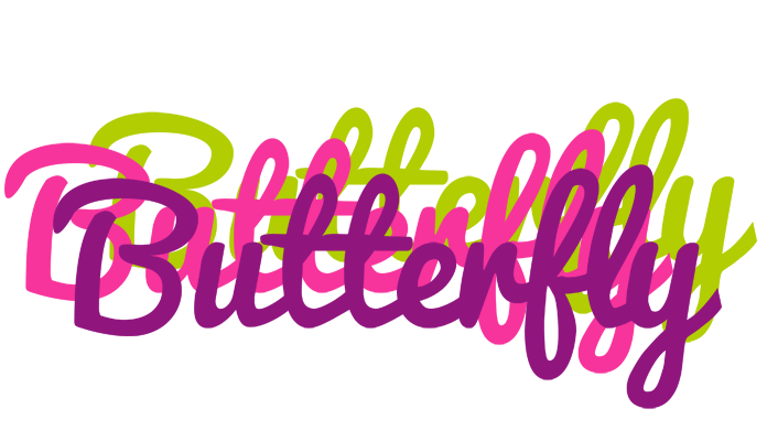 Butterfly flowers logo