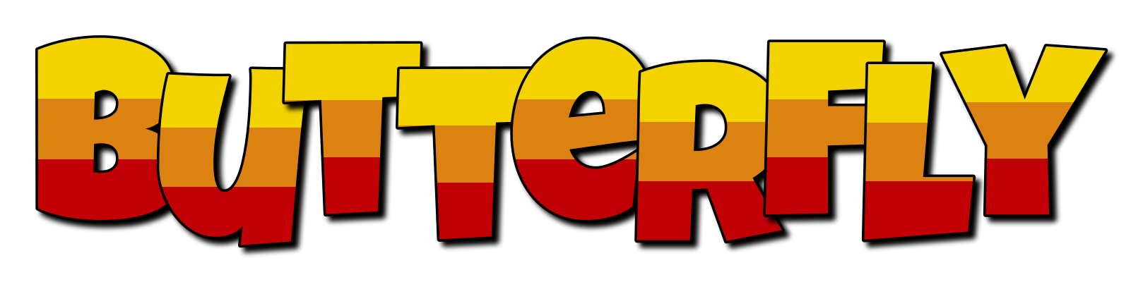 Butterfly jungle logo