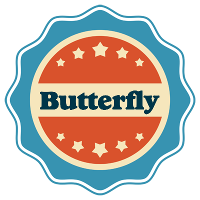 Butterfly labels logo