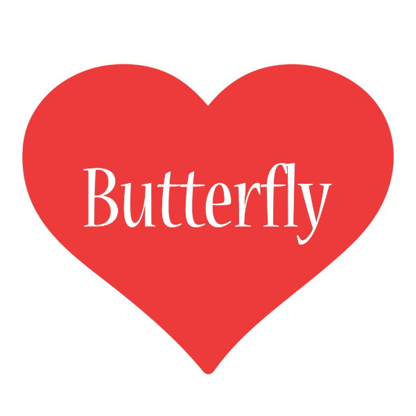 Butterfly love logo