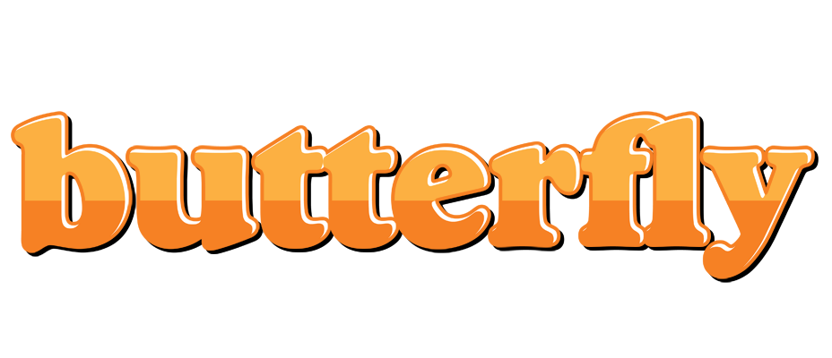 Butterfly orange logo