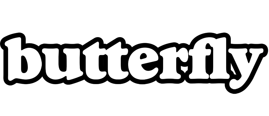 Butterfly panda logo