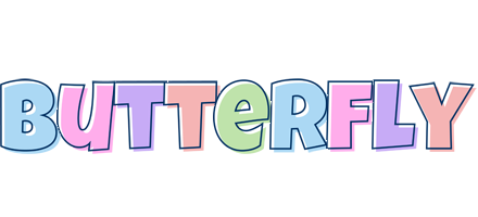 Butterfly pastel logo