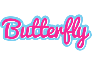 Butterfly popstar logo
