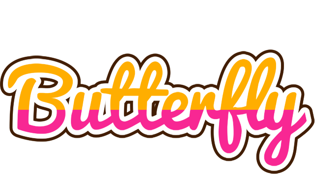 Butterfly smoothie logo