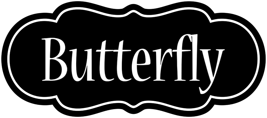 Butterfly welcome logo