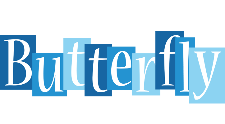 Butterfly winter logo