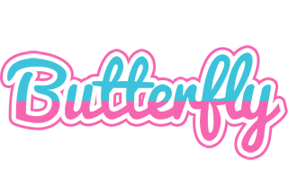 Butterfly woman logo