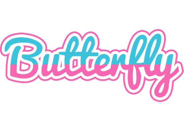 Butterfly woman logo