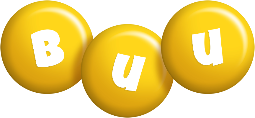 Buu candy-yellow logo