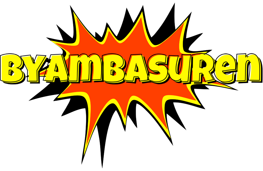 Byambasuren bazinga logo