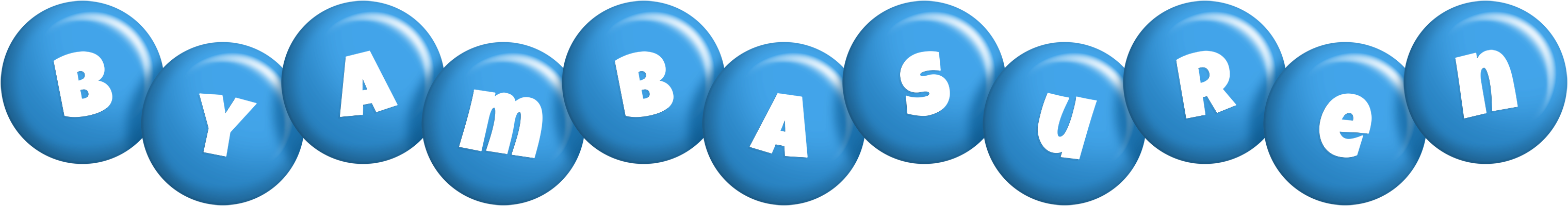 Byambasuren candy-blue logo