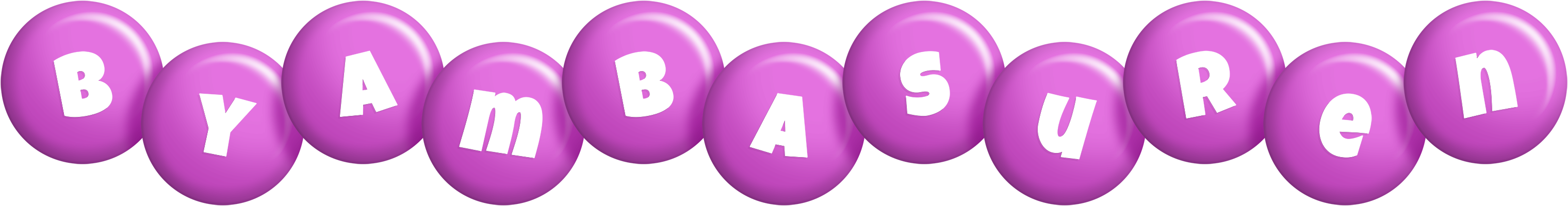 Byambasuren candy-purple logo