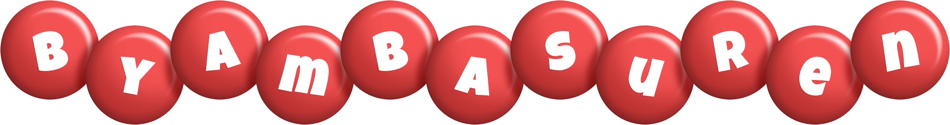 Byambasuren candy-red logo