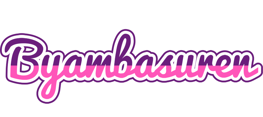 Byambasuren cheerful logo