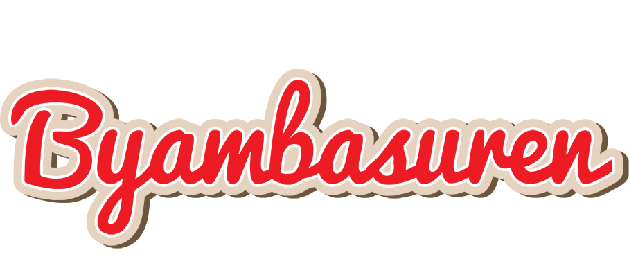 Byambasuren chocolate logo