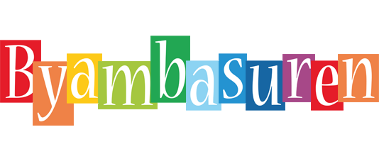 Byambasuren colors logo