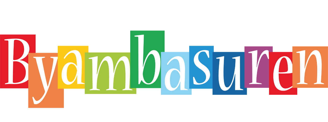 Byambasuren colors logo