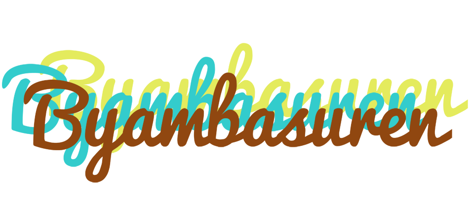 Byambasuren cupcake logo