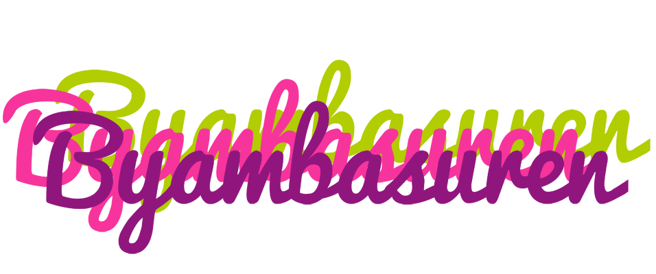 Byambasuren flowers logo