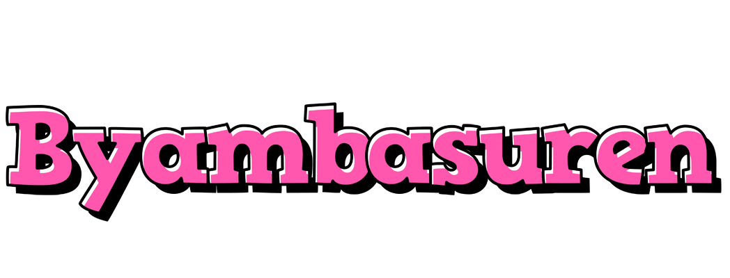 Byambasuren girlish logo