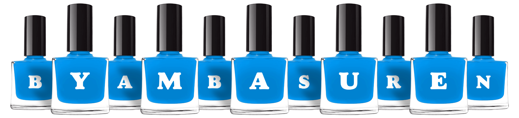 Byambasuren glossy logo