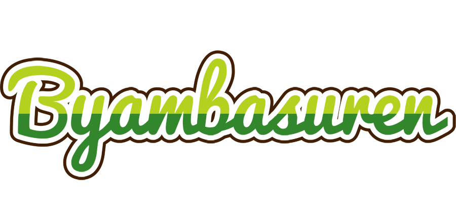 Byambasuren golfing logo