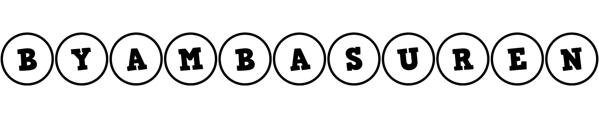 Byambasuren handy logo